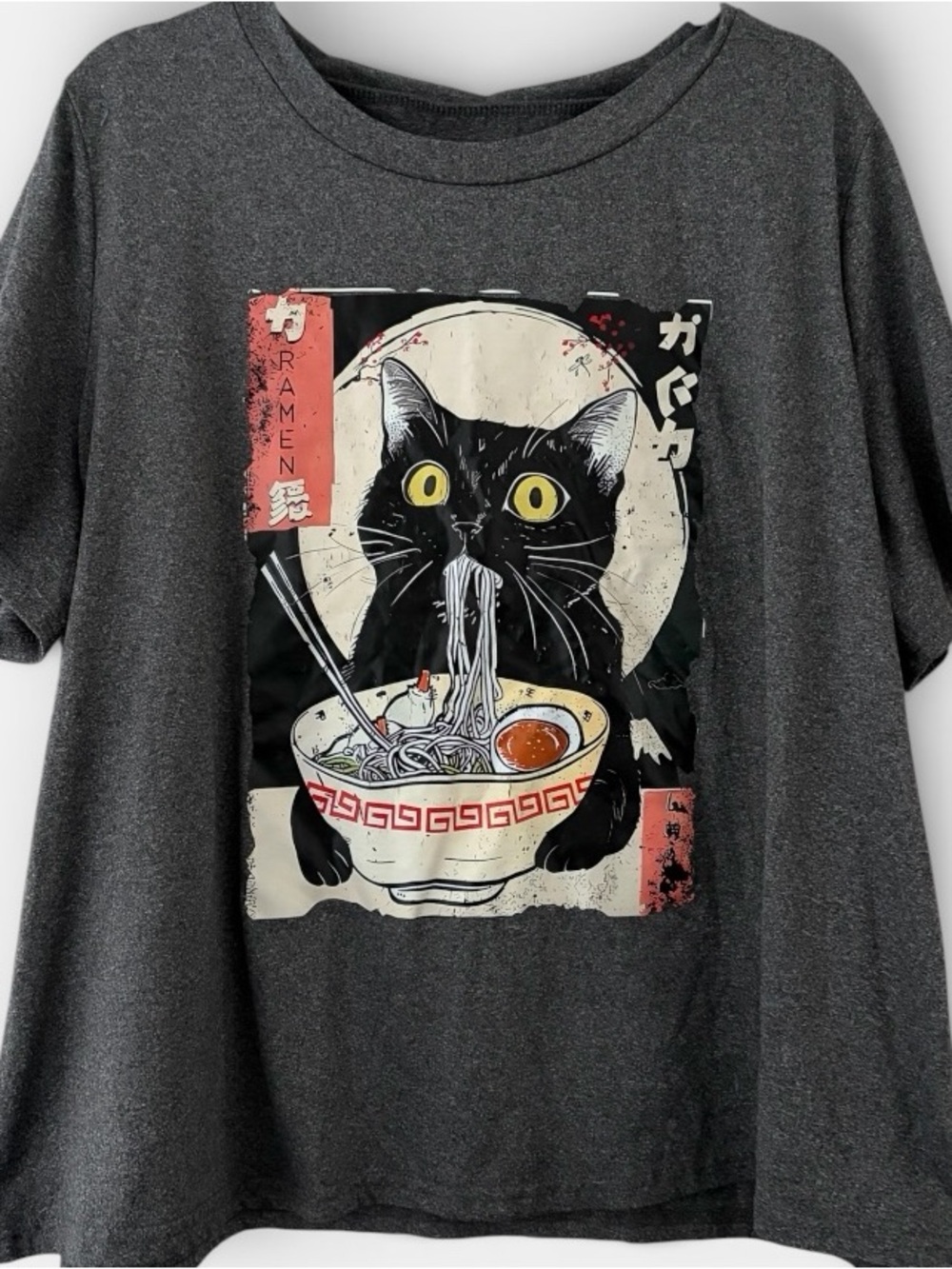 Plus Size Fun Cat Graphic Tee - Picture 2 of 4